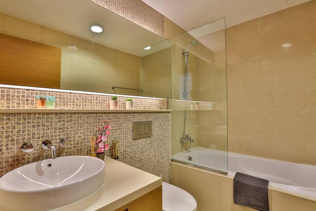 Lux 1Br 2 Min To Burj Khalifa Apartamento Dubai Exterior foto